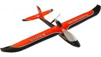 Airplane - RTF - Huntsman V2 Orange 1100mm Glider - J4C14 radio Mode 2 - with 7.4V 1200mAh LiPo & AC Balance Charger