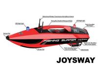 Pesca - Surfer Surfcasting Barca con esca - GPS - con 6.4V 16.2Ah LiFePo & AC Balance Charger 6.4V 15.6Ah