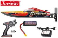 Race Boat - Electric - RTR - Monster - BRUSHLESS - HRC COMBO 11.1V 2500mAh 40C LiPo & AC Balance Charger