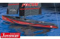 Bateau à voile - RTR - Focus V3 Rouge 2.4GHz J4C05