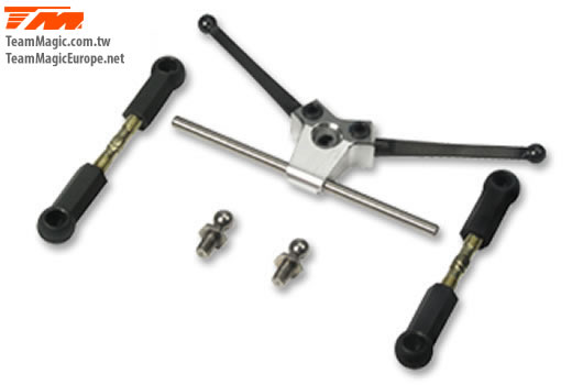 K Factory - KF14130 - Option Part - G4 - Alum. Rear Anti-Roll Bar Mounts (w/anti-roll bar) (G4+)