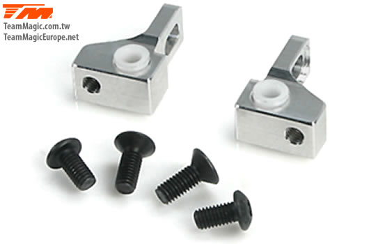 K Factory - KF2105 - Option Part - E4RS/FS/JR/JS/D/E4D-MF - Alum. 7075 Front Rear Hinge Pin Mount Set