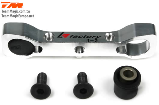 K Factory - KF2106 - Option Part - E4RS/FS/JR/JS/D/E4D-MF - Alum. 7075 Rear Rear Hinge Pin Mount (Toe-in 1 & 2)