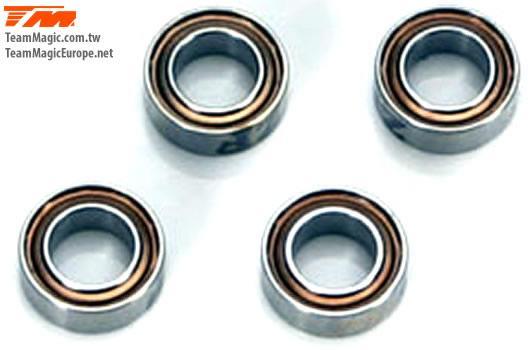 K Factory - KF40407 - Roulements à billes - métrique -   4x 7x2.5mm - ZF Bearing (4 pces)