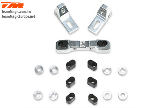 K Factory - KF14200 - Option Part - G4RS II - Aluminium 7075 Rear Lower Hinge Pin Mount Set (w/Washer)