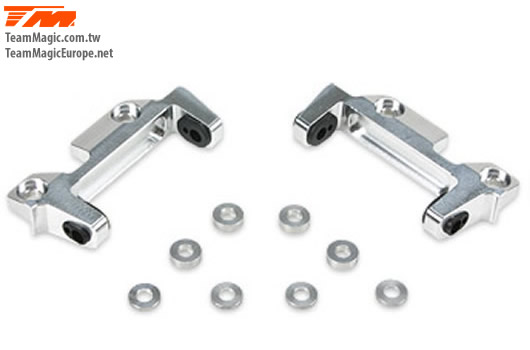 K Factory - KF14201 - Option Part - G4RS II - Aluminium 7075 Front Upper Hinge Pin Mount (1Pair w/Washer)