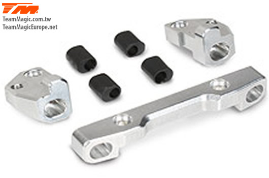 K Factory - KF14212 - Option Part - G4RS II - Aluminium 7075 Front Lower Hinge Pin Mount Set (w/Washer)