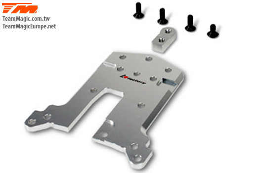 K Factory - KF2133 - Option Part - E4JR/JS/D - Aluminium 7075 Front Chassis Plate