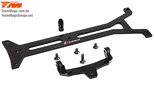 K Factory - KF2136 - Option Part - E4JR/JS/D - Carbon Upper Plate Set