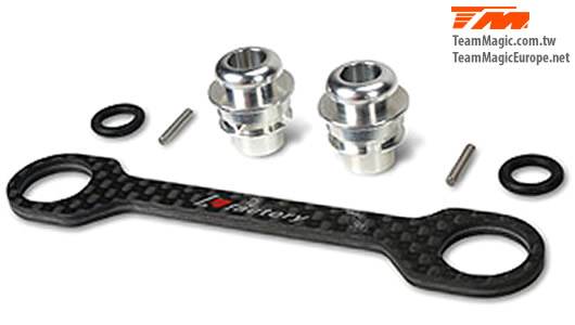 K Factory - KF2137 - Option Part - E4D/E4D-MF - Carbon Front Body Holder