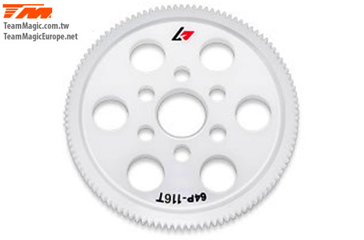 K Factory - KF6601-108 - Spur Gear - 64DP - Delrin - 108T