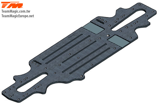 K Factory - KF2236 - Option Part - E4RS II E4JS II - Carbon Fiber - 3.0mm Chassis - SPECIAL PRICE