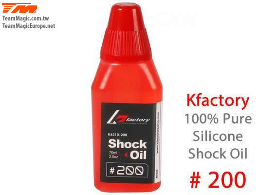 K Factory - KF6310-200 - Silikon Dampfern-Öl - 200 cps - 70ml/2.5oz