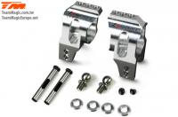 Option Part - E4RS/FS/JR/JS/D/E4D-MF - Alum. 7075 Rear Hub Carrier Set (Toe-in 1.5 degree)