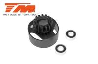Clutch Bell - 1/8 - Ventilated - with Ball Bearings - 15T
