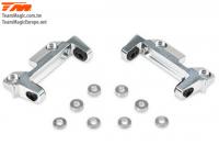 Option Part - G4RS II - Aluminium 7075 Front Upper Hinge Pin Mount (1Pair w/Washer)