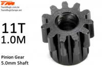 Pinion Gear - 1.0M / 5mm Shaft - Steel - 11T