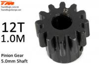 Pinion Gear - 1.0M / 5mm Shaft - Steel - 12T