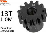 Pinion Gear - 1.0M / 5mm Shaft - Steel - 13T