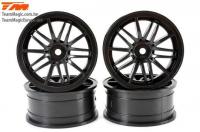 Felgen - 1/10 Drift - Starlight - 12mm Hex - Black (4 Stk.)