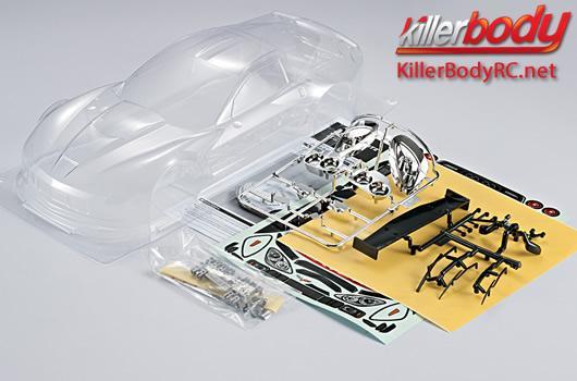 KillerBody - KBD48011 - Carrozzeria - 1/10 Touring / Drift - 190mm  - Trasparente - Corvette GT2