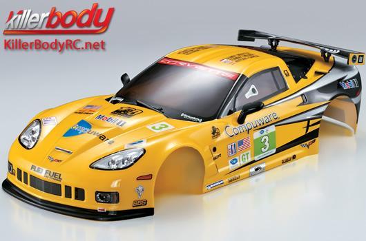 KillerBody - KBD48012 - Karosserie - 1/10 Touring / Drift - 190mm - Fertig lackiert - Box - Corvette GT2 - Racing