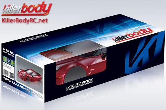 KillerBody - KBD48016 - Carrozzeria - 1/10 Touring / Drift - 190mm - Scale - Finita - Box - Corvette GT2 - Iron Oxide Rosso