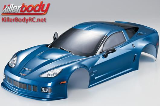 KillerBody - KBD48017 - Karosserie - 1/10 Touring / Drift - 190mm  - Fertig lackiert - Box - Corvette GT2 - Metallic Blau