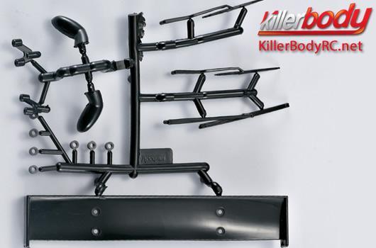 KillerBody - KBD48022 - Pièces de carrosserie - 1/10 Touring / Drift - Scale - Accessoires d'injection pour Corvette GT2