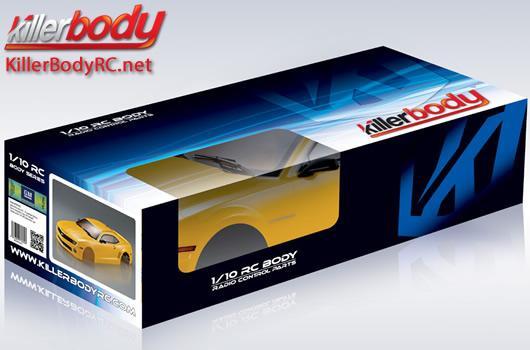 KillerBody - KBD48024 - Karosserie - 1/10 Touring / Drift - 190mm - Fertig lackiert - Box - Camaro 2011 - Gelb