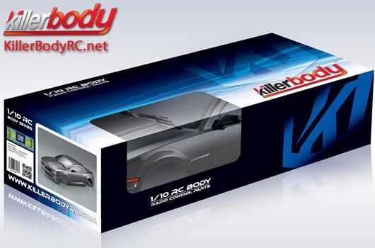 KillerBody - KBD48027 - Karosserie - 1/10 Touring / Drift - 190mm - Scale - Fertig lackiert - Box - Camaro 2011 - Gunmetal