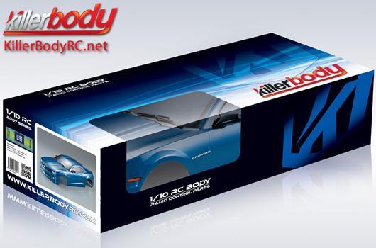 KillerBody - KBD48029 - Body - 1/10 Touring / Drift - 190mm - Finished - Box - Camaro 2011 - Metallic Blue