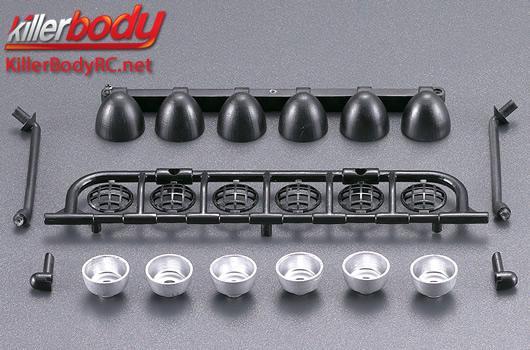 KillerBody - KBD48045 - Body Parts - 1/10 Short Course - Scale - Accent Light of Roof
