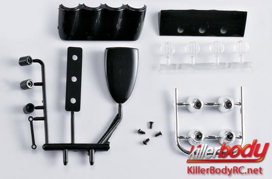 KillerBody - KBD48058 - Karosserieteile - 1/10 Touring / Drift - Scale - Zusätzlicher Scheinwerfer