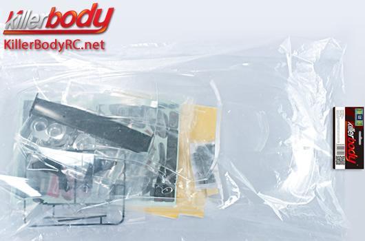 KillerBody - KBD48082 - Carrozzeria - 1/7 Touring - Traxxas XO-1 - Scale - Trasparente - Corvette GT2