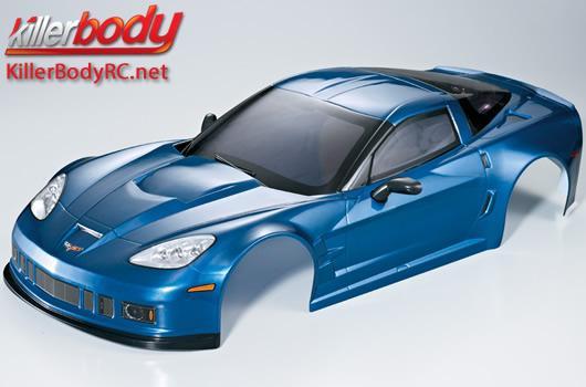 KillerBody - KBD48086 - Karosserie - 1/7 Touring - Traxxas XO-1 - Scale - Fertig lackiert - Box - Corvette GT2 - Dunkelblau