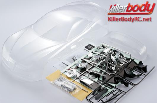 KillerBody - KBD48091 - Carrozzeria - 1/7 Touring - Traxxas XO-1 - Scale - Trasparente - Alfa Romeo 8C