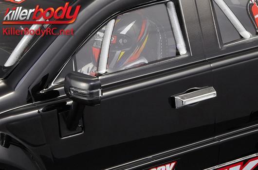 KillerBody - KBD48236 - Pièces de carrosserie - Accessoires 1/10 - Scale - Poignées de portes en plastique - Noir