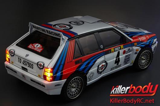 KillerBody - KBD48248 - Carrosserie - 1/10 Touring / Drift - 195mm  - Finie - Box - Lancia Delta HF Integrale - Racing