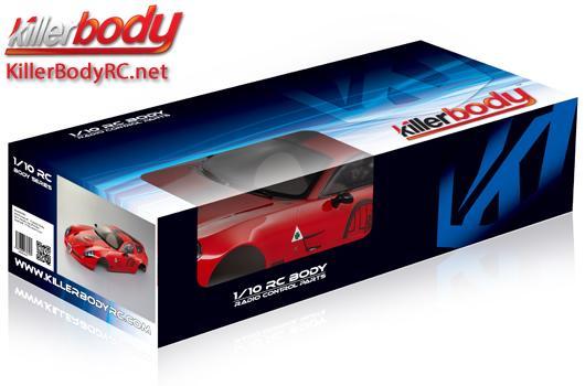 KillerBody - KBD48249 - Body - 1/10 Touring / Drift - 195mm - Finished - Box - Alfa Romeo TZ3 Corsa - Red