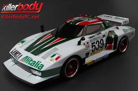 KillerBody - KBD48250 - Karosserie - 1/10 Touring / Drift - 195mm  - Fertig lackiert - Box - Lancia Stratos (1977 Giro d'Italia) - Racing