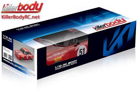 KillerBody - KBD48251 - Carrosserie - 1/10 Touring / Drift - 195mm  - Finie - Box - Alfa Romeo 2000 GTAm - Racing