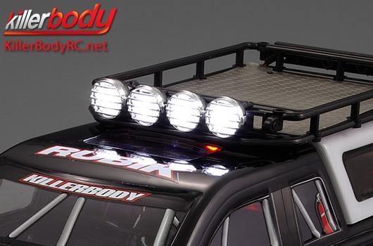 KillerBody - KBD48277 - Body Parts - 1/10 Truck - Scale - Accent Light - Chrome