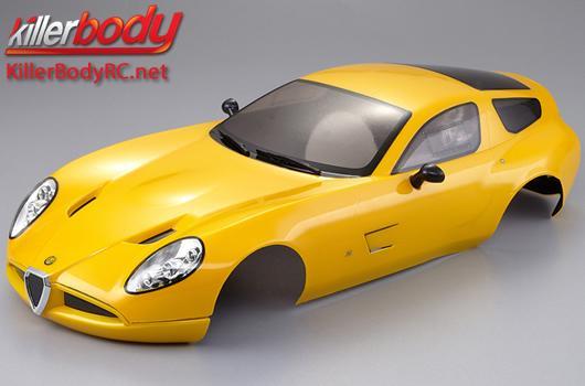 KillerBody - KBD48299 - Body - 1/10 Touring / Drift - 195mm - Finished - Box - Alfa Romeo TZ3 Corsa - Yellow