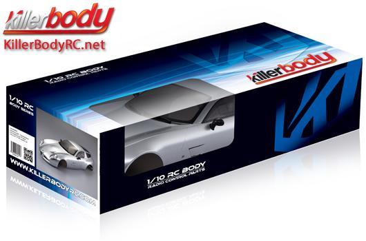 KillerBody - KBD48301 - Body - 1/10 Touring / Drift - 195mm  - Finished - Box - Alfa Romeo TZ3 Corsa - Silver