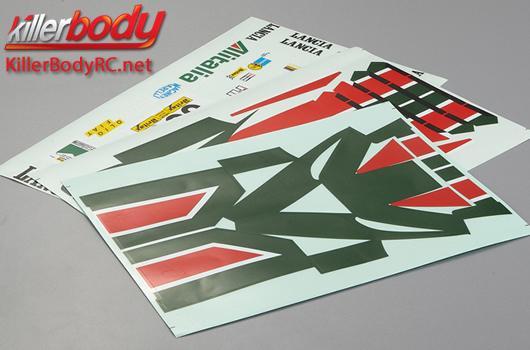 KillerBody - KBD48313 - Stickers - 1/10 Touring - Scale - Lancia Stratos (1977 Giro d'Italia)
