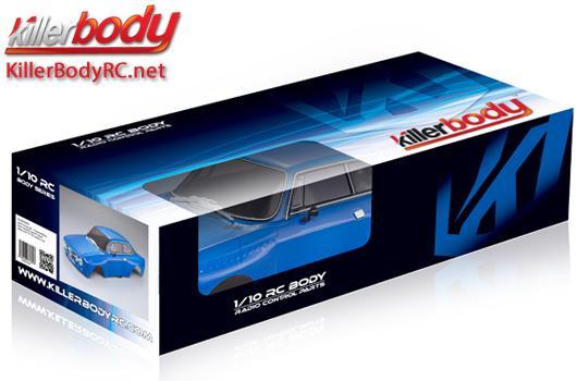 KillerBody - KBD48323 - Karosserie - 1/10 Touring / Drift - 195mm - Scale - Fertig lackiert - Box - Alfa Romeo 2000 GTAm - Blau