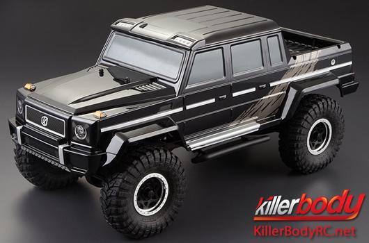 KillerBody - KBD48340 - Autocollants - 1/10 Crawler - Scale - Horri-Bull - Gunmetal