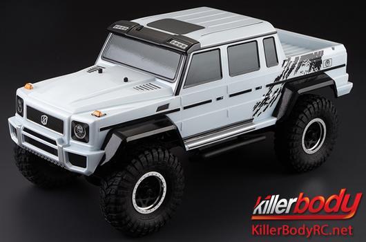 KillerBody - KBD48341 - Autocollants - 1/10 Crawler - Scale - Horri-Bull - Noir