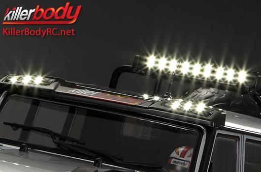 KillerBody - KBD48346 - Set di illuminazione - 1/10 Truck - Scale - LED - Faro supplementare con set di LED SMD - 12 LEDs